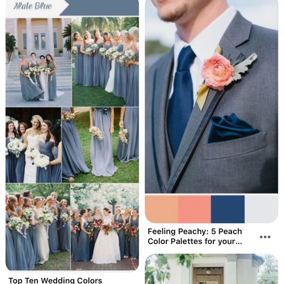 Stormy Bridesmaid Dresses Size 16 W357 - Picture 8 of 8